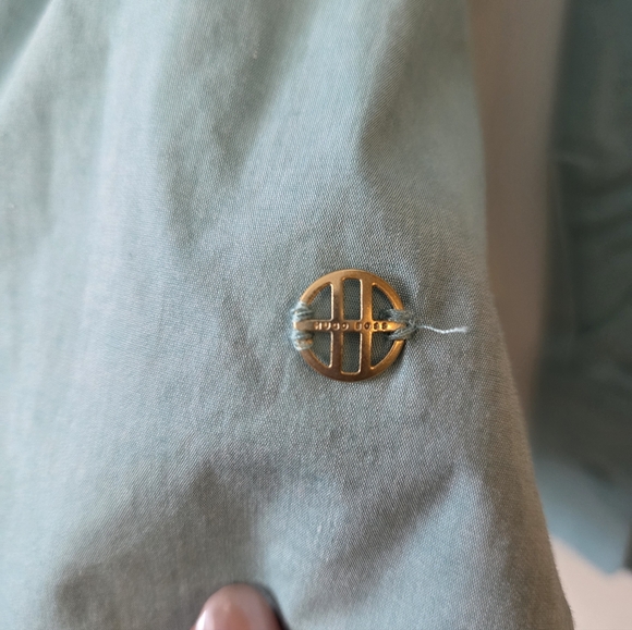 Hugo Boss Mint Cotton Button Down Shirt - Picture 3 of 8